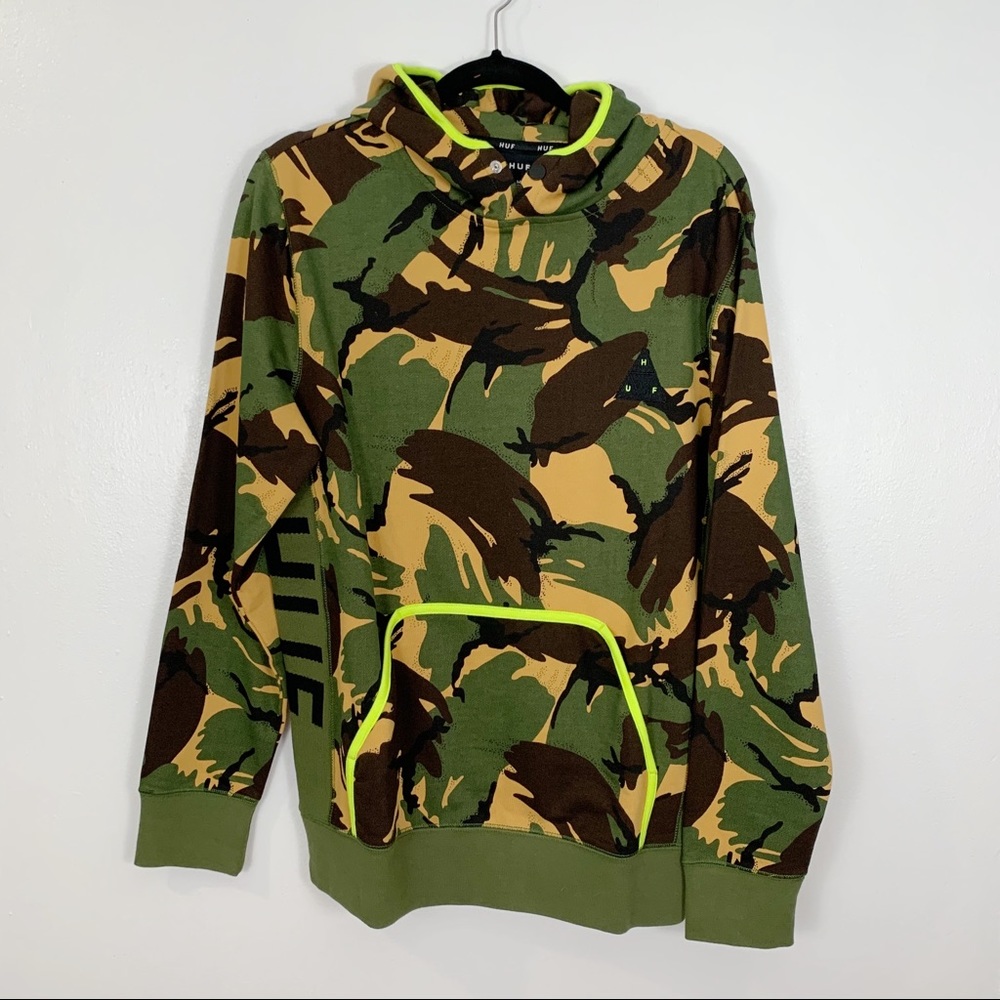 NWOT HUF men’s camo hoodie sweatshirt size medium